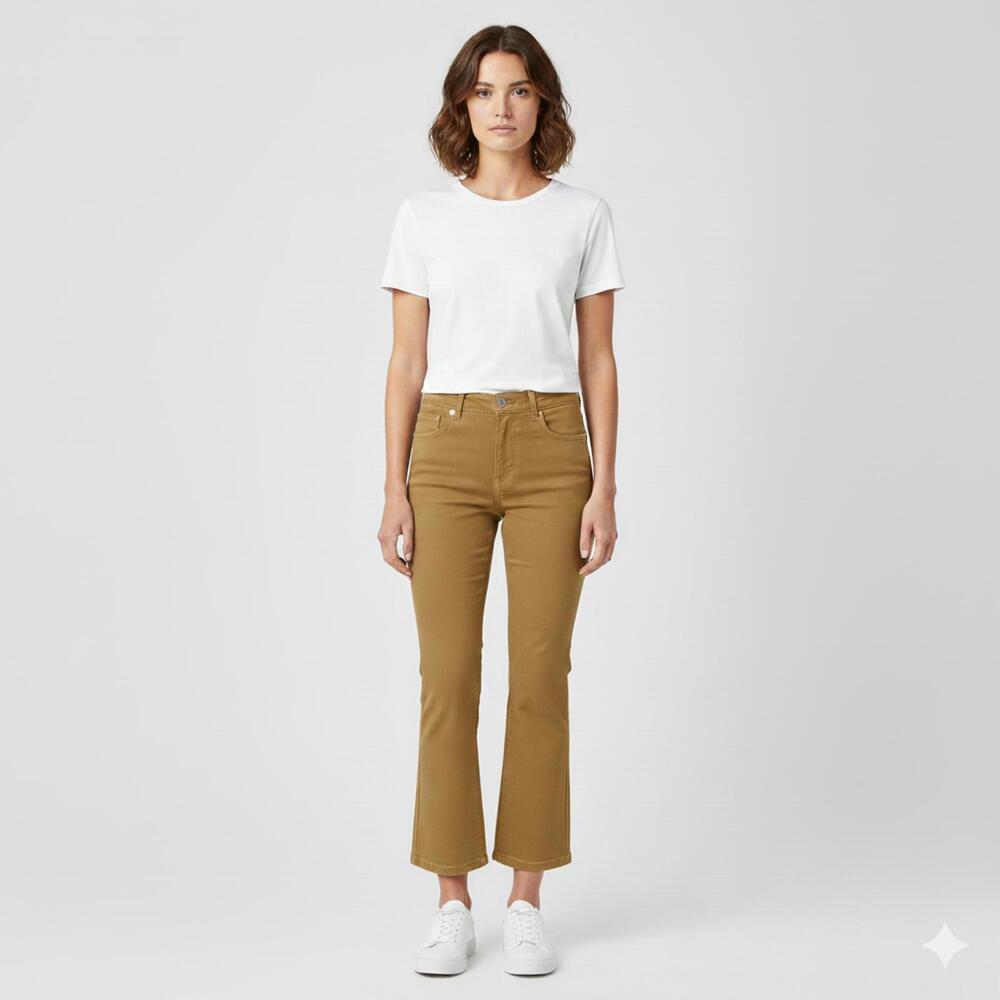 J.CREW - Kickout Crop Pants High Rise Flare Leg - Size 26